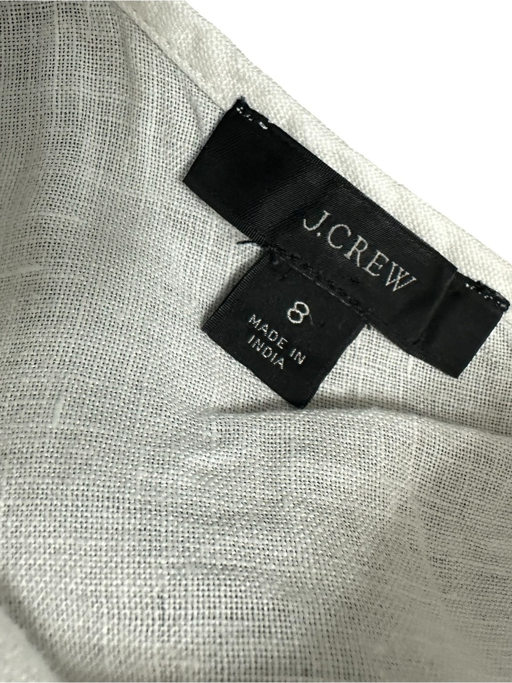J. Crew White Puff-Sleeve Tie-Neck Blouse - Picture 11 of 13